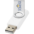 Rotate-basic-USB-muistitikku, 4 Gt, valkoinen, hopea lisäkuva 1