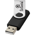 Rotate-basic-USB-muistitikku, 8 GB, hopea, musta lisäkuva 1