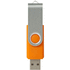 Rotate-basic-USB-muistitikku, 8 GB, hopea, oranssi lisäkuva 3