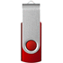 Rotate-basic-USB-muistitikku, 8 GB, hopea, punainen lisäkuva 4