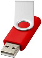 Rotate-basic-USB-muistitikku, 8 GB, kirkkaan-punainen liikelahja logopainatuksella