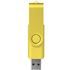 Rotate-metallic-USB-muistitikku, 2 Gt, keltainen lisäkuva 4