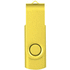 Rotate-metallic-USB-muistitikku, 2 Gt, keltainen lisäkuva 5