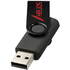 Rotate-metallic-USB-muistitikku, 4 Gt, musta lisäkuva 1