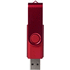 Rotate-metallic-USB-muistitikku, 4 Gt, punainen lisäkuva 3