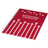 Rothko-muistikirja, A5, valkoinen, punainen liikelahja logopainatuksella