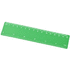 Rothko-viivain, 15 cm, muovinen, himmeä-vihreä liikelahja logopainatuksella