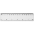 Rothko-viivain, 15 cm, muovinen, läpikuultava-valkoinen lisäkuva 2