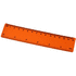 Rothko-viivain, 15 cm, muovinen, oranssi liikelahja logopainatuksella