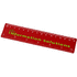 Rothko-viivain, 15 cm, muovinen, punainen lisäkuva 1