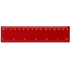Rothko-viivain, 15 cm, muovinen, punainen lisäkuva 2