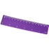 Rothko-viivain, 15 cm, muovinen, violetti liikelahja logopainatuksella