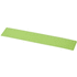 Rothko-viivain, 20 cm, muovinen, himmeä-vihreä liikelahja logopainatuksella