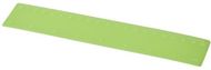 Rothko-viivain, 20 cm, muovinen, himmeä-vihreä liikelahja logopainatuksella