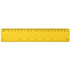 Rothko-viivain, 20 cm, muovinen, keltainen lisäkuva 2