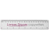 Rothko-viivain, 20 cm, muovinen, läpikuultava-valkoinen lisäkuva 1