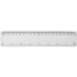 Rothko-viivain, 20 cm, muovinen, läpikuultava-valkoinen lisäkuva 2