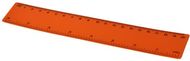 Rothko-viivain, 20 cm, muovinen, oranssi liikelahja logopainatuksella