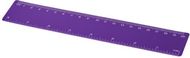 Rothko-viivain, 20 cm, muovinen, violetti liikelahja logopainatuksella