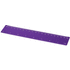 Rothko-viivain, 20 cm, muovinen, violetti liikelahja logopainatuksella