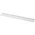 Rothko-viivain, 30 cm, muovinen, läpikuultava-valkoinen liikelahja logopainatuksella