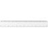 Rothko-viivain, 30 cm, muovinen, läpikuultava-valkoinen lisäkuva 2
