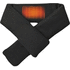 SCX.design G02 lämmitetty huivi varavirtalähteellä, musta liikelahja logopainatuksella