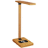 SCX.design O31 10 W:n puinen pöytälamppu liikelahja logopainatuksella