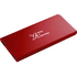 SCX.design P15 5000 mAh varavirtalähde, valaistuva, keskipitkä-punainen liikelahja logopainatuksella