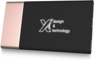 SCX.design P20 5000 mAh varavirtalähde, valaistuva liikelahja logopainatuksella