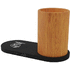 SCX.design W17 10 W:n langaton latausalusta valaistuvalla logolla ja kynäteline bambusta lisäkuva 4