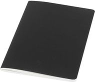 Shale kivipaperinen cahier-muistikirja, musta liikelahja logopainatuksella