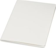 Shale kivipaperinen cahier-muistikirja, valkoinen liikelahja logopainatuksella