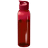Sky 650 ml:n vesipullo kierrätetystä muovista, punainen liikelahja logopainatuksella