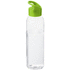 Sky-pullo, läpikuultava-valkoinen, kalkinvihreä liikelahja logopainatuksella
