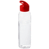 Sky-pullo, läpikuultava-valkoinen, punainen liikelahja logopainatuksella