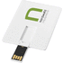 Slim-USB-muistitikku, 2 Gt, kortin muotoinen, valkoinen lisäkuva 1