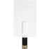 Slim-USB-muistitikku, 2 Gt, kortin muotoinen, valkoinen lisäkuva 3