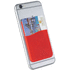 Slim-korttitasku älypuhelimelle, punainen liikelahja logopainatuksella