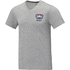 Somoto miesten lyhythihainen v-aukollinen t-paita, harmaa lisäkuva 1