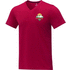 Somoto miesten lyhythihainen v-aukollinen t-paita, punainen lisäkuva 1