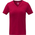 Somoto naisten lyhythihainen v-aukkoinen t-paita, punainen lisäkuva 2
