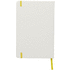 Spectrum-muistivihko, koko A5, valkoinen, värillinen nauha, valkoinen, keltainen lisäkuva 3