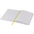 Spectrum-muistivihko, koko A5, valkoinen, värillinen nauha, valkoinen, keltainen lisäkuva 4