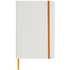 Spectrum-muistivihko, koko A5, valkoinen, värillinen nauha, valkoinen, oranssi lisäkuva 2