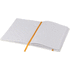 Spectrum-muistivihko, koko A5, valkoinen, värillinen nauha, valkoinen, oranssi lisäkuva 4