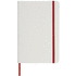 Spectrum-muistivihko, koko A5, valkoinen, värillinen nauha, valkoinen, punainen lisäkuva 3