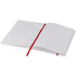 Spectrum-muistivihko, koko A5, valkoinen, värillinen nauha, valkoinen, punainen lisäkuva 5