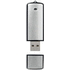 Square-USB-muistitikku, 2 Gt, hopea, musta lisäkuva 2