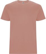 Stafford miesten lyhythihainen t-paita, oranssi-savi liikelahja logopainatuksella